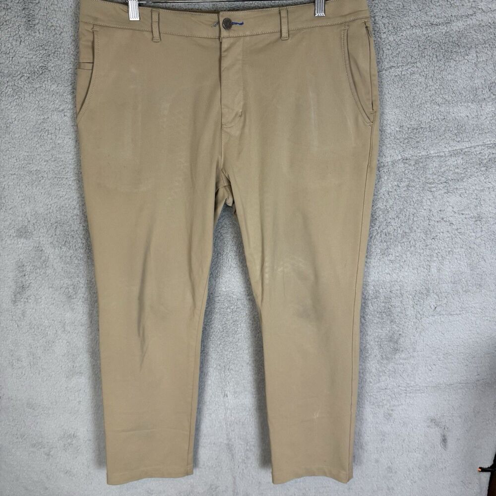 Twillory‎ Pants Mens 36x28 Beige Tailored Fit Performance Chino Casual